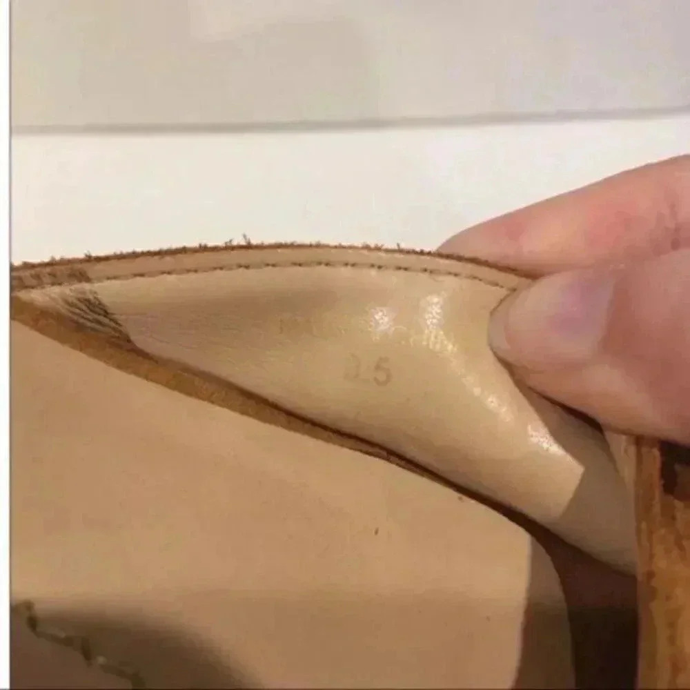 Dv dolce vita flatforms size 9.5 brown suede cork - Picture 8 of 8